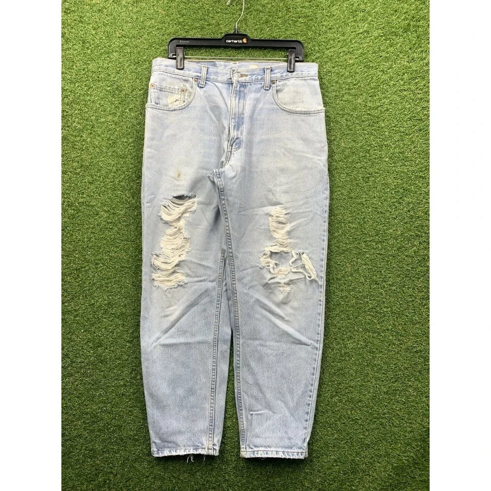 Vintage Levis 560 Jeans Mens 33x30 Blue Loose Fit Tapered Denim Made in USA 90s
